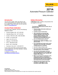 Thumbnail of document Manual - 2271A-NPT-HC20 Industrial Pressure Calibrator